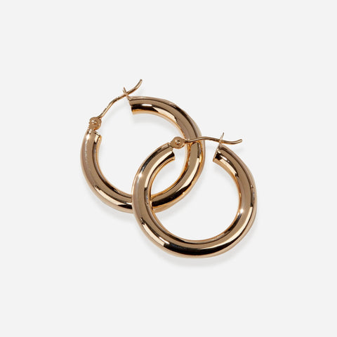 LUV AJ the real deal baby Amalfi hoops