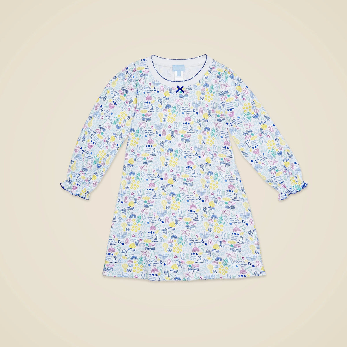 Joy Street Kids™ girls' Hanukkah Tess lounge dress