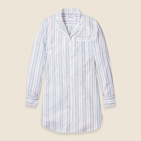 Petite Plume™ women's nightshirt in vintage french stripe