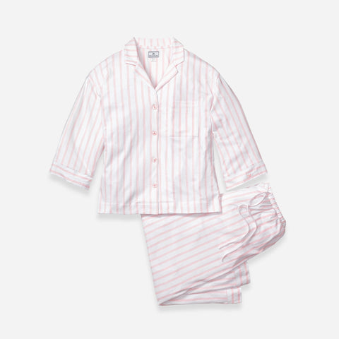 Petite Plume™ women's Pima cotton Olivia wide-leg pajama set