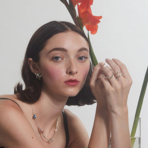 Lady Grey Raia rings set