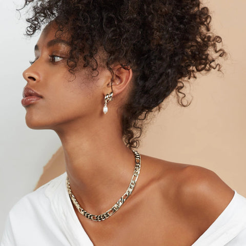 Lady Grey large Figaro necklace