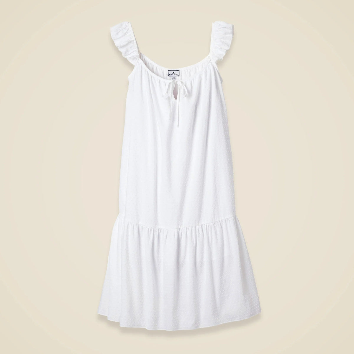 Petite Plume™ women's nightgown in Swiss-dot