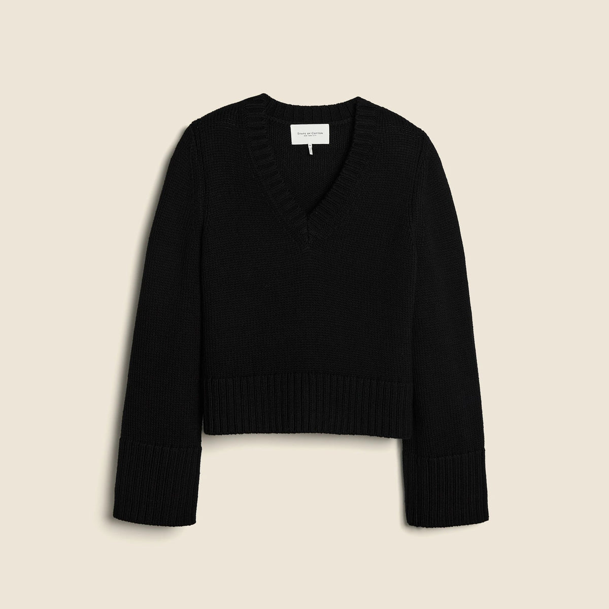 State of Cotton NYC Easton V-neck pullover sweater