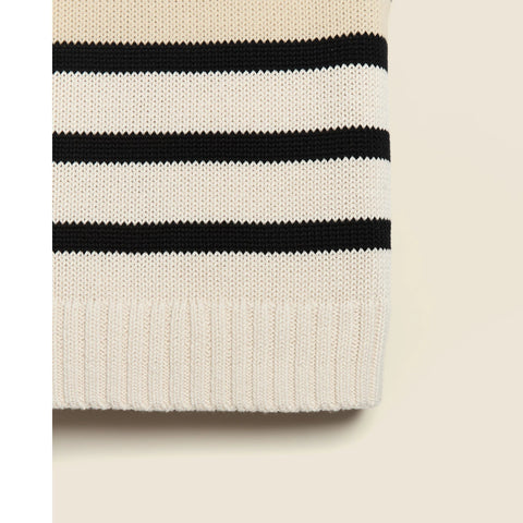 State of Cotton NYC Hayden striped crewneck sweater
