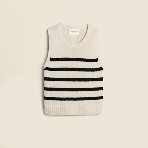 State of Cotton NYC Hayden striped crewneck sweater