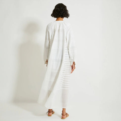 lemlem Makeda button-up dress