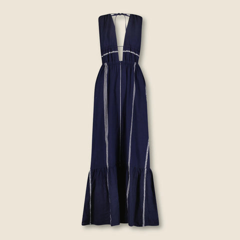 lemlem Lelisa V-neck dress