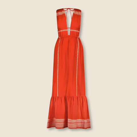 lemlem Lelisa V-neck dress