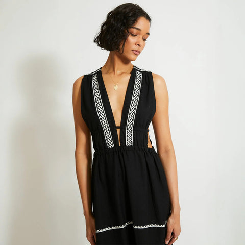 lemlem Lelisa V-neck dress