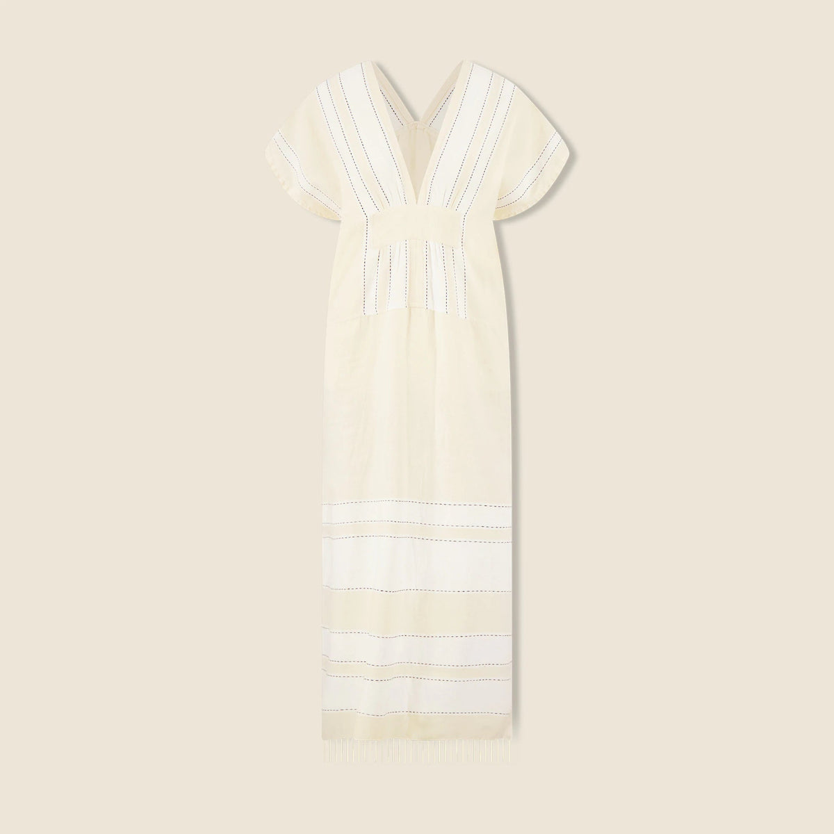 lemlem Gasira V-neck caftan