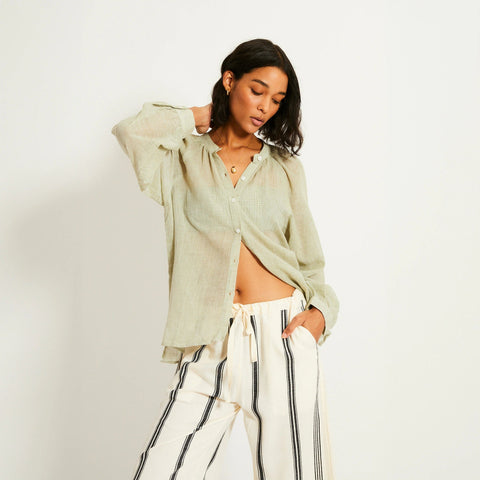 lemlem Mita button-up blouse