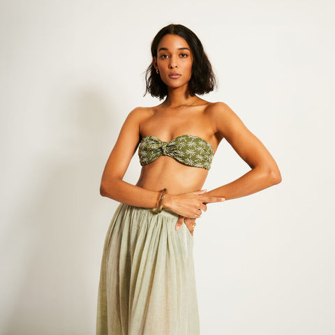 lemlem Ava bandeau bikini top