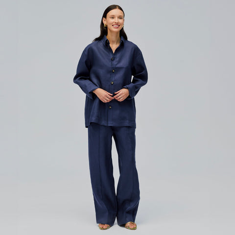 SLEEPER unisex linen shirt