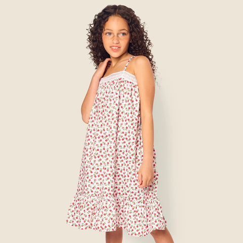 Petite Plume girls' twill Lily nightgown