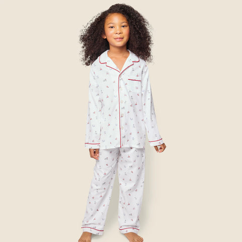 Petite Plume™ kids' twill pajama set