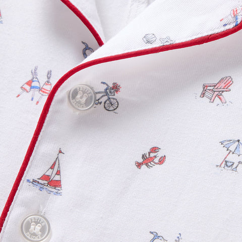 Petite Plume™ kids' twill pajama set