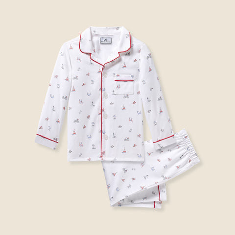 Petite Plume™ kids' twill pajama set