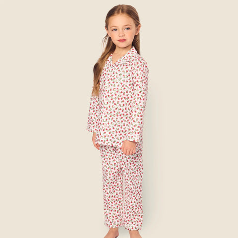 Petite Plume™ girls' twill pajama set
