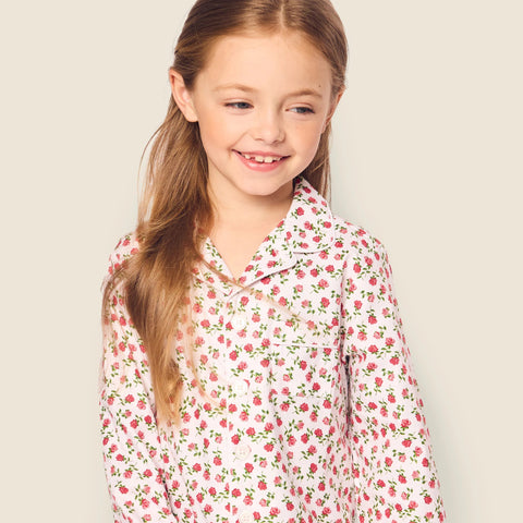 Petite Plume™ girls' twill pajama set