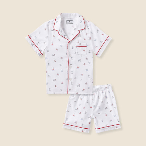 Petite Plume™ kids' twill short set
