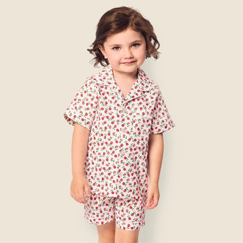 Petite Plume™ girls' twill short set