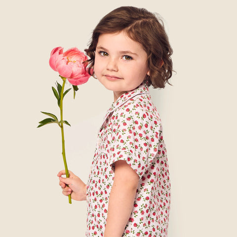 Petite Plume™ girls' twill short set