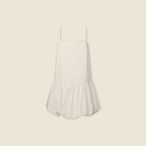 Onia air linen-blend bubble mini dress