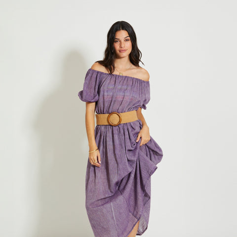 lemlem Rahel off-the-shoulder dress
