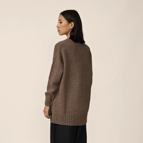 LAUDE the Label oversized V-neck sweater