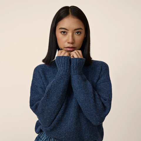 LAUDE the Label Totto mockneck sweater